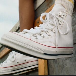 PG LANG X CONVERSE WHITE HIGH TOPS (comes w/ box)